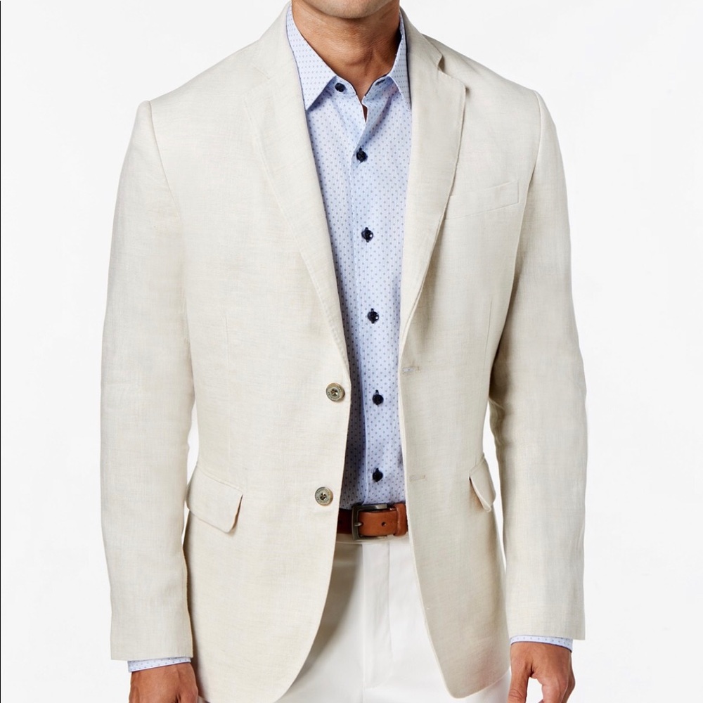 Mens linen blazer - Size M